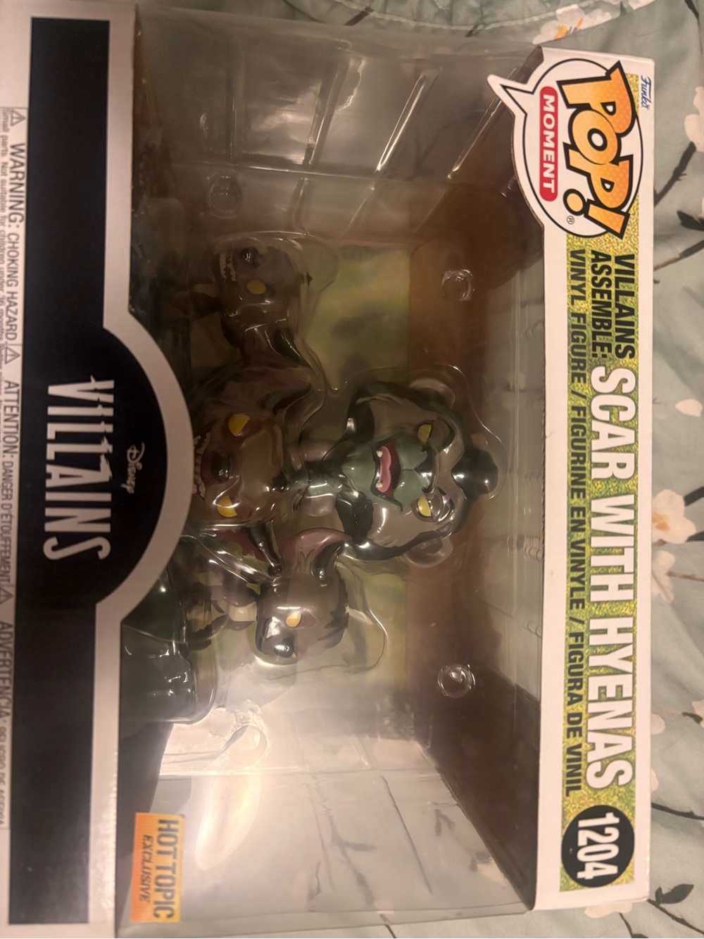 Funko Scar with Hyenas Moment Vinyl Figure - Green, Yellow, Brown